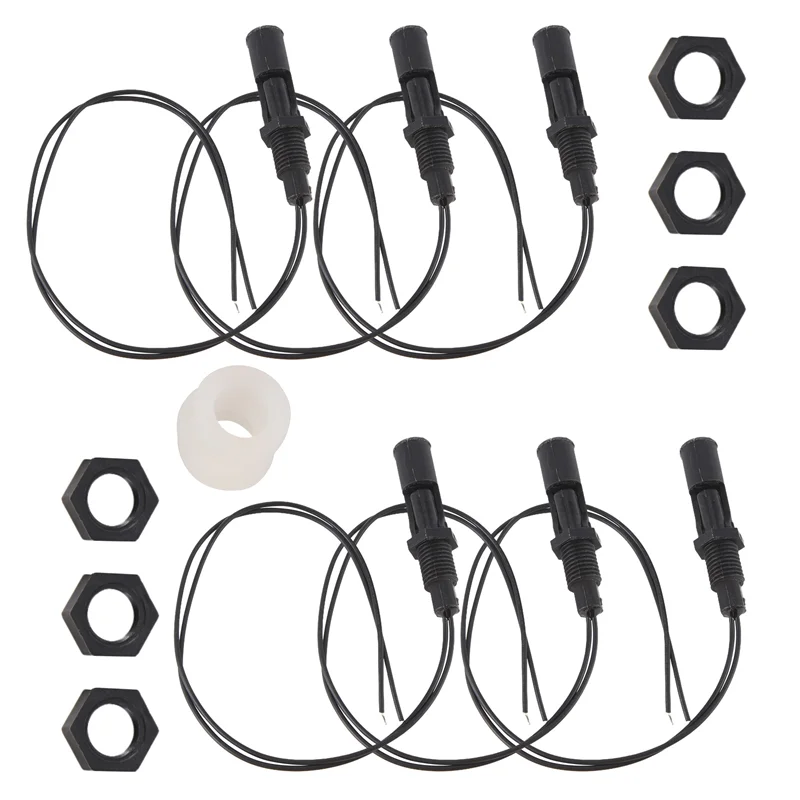 

Гениальный-6 шт. боковой горизонтальный поплавковый переключатель жидкости, датчик уровня воды