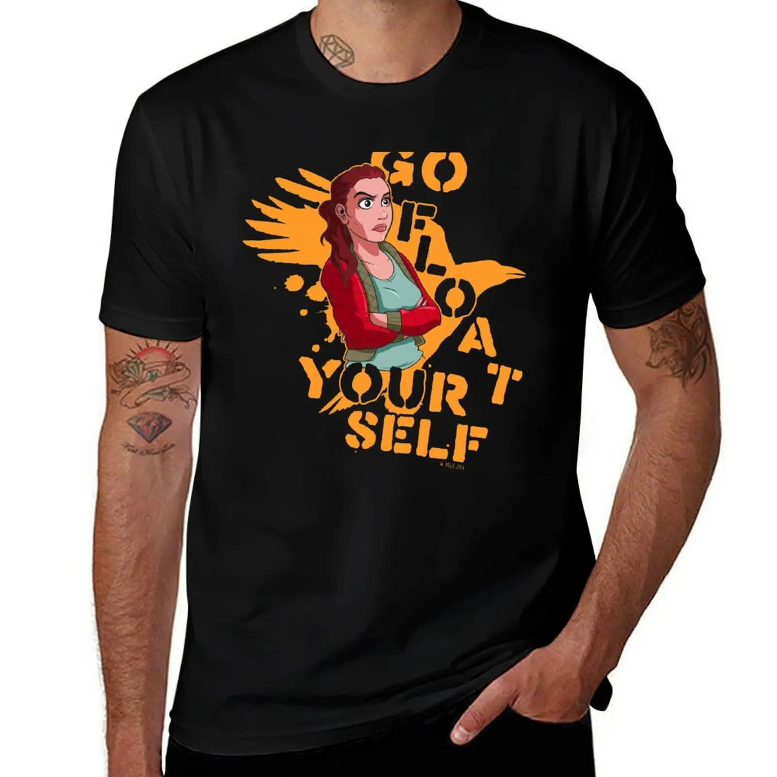 Go float yourself! T-Shirt Creative Graphic Tee Shirt T-Shirt