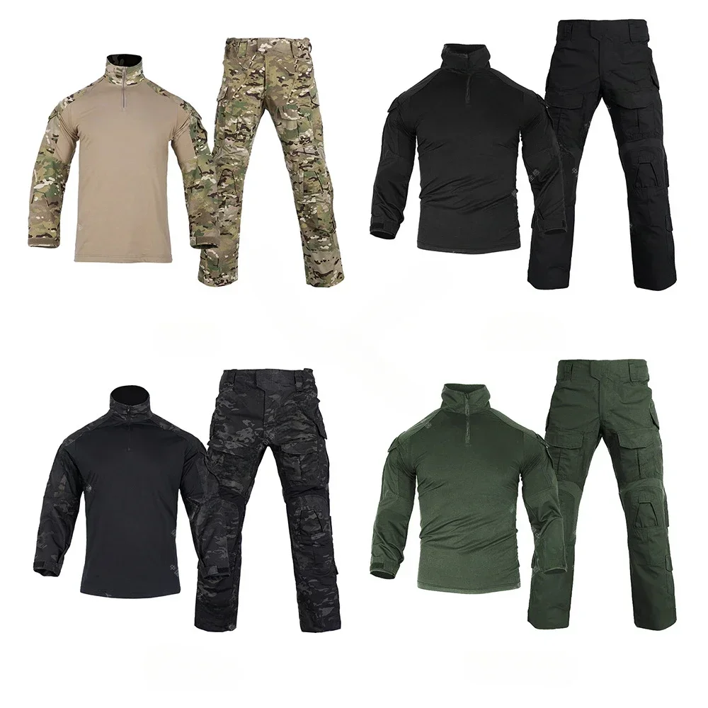 

Outdoor Paintball Clothing Shooting Tactical Uniform G3 Combat Camo Shirts Cargo Pants Tatico US Clothes