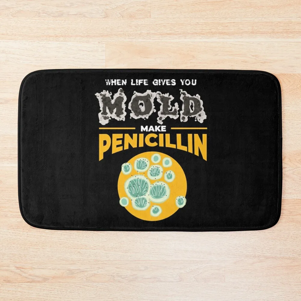 

When Life Gives You Mold Make Penicillin Bacteria Bath Mat Modern Bathroom Accessories House Interior Entrance Mat