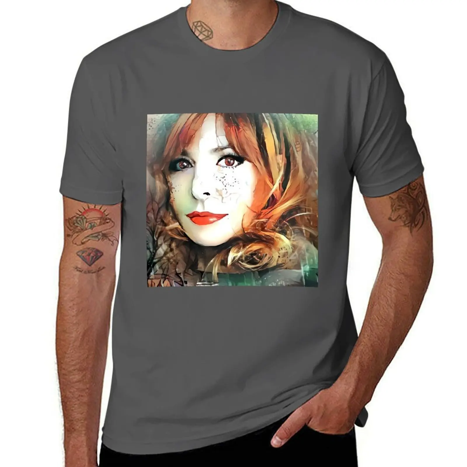 

Mylène Farmer T-Shirt t shirts for man graphic tees man t shirt summer T-Shirt