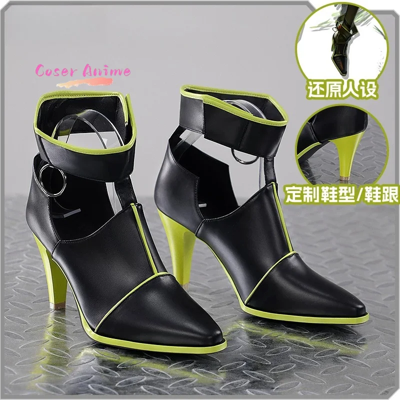 Game Arknights Kal'tsit·Esperanta Cosplay Shoes Anime Character Halloween Carnival Party Prop