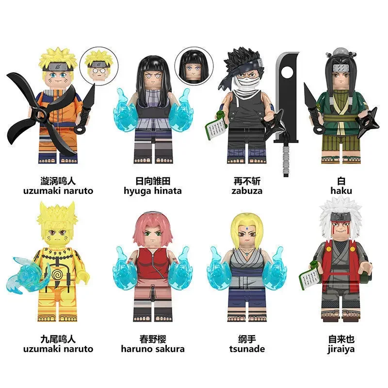 Naruto A Animations-Spiel-Peripheriefigur Kaguya Boruto Neji Tenten Iruka Yamato Madara Sasuke Anime-Action-Modellfiguren-Sammlung