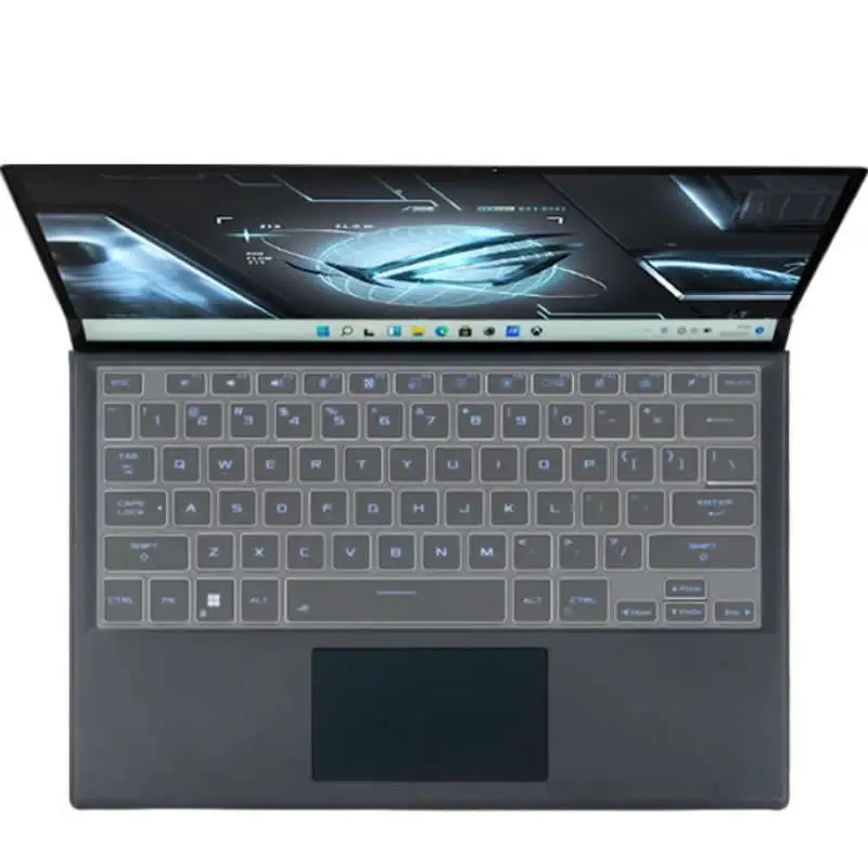 Couvercle de protection pour clavier ASUS ROG Zephyrus G14 GA401, en TPU Transparent, 14 pouces