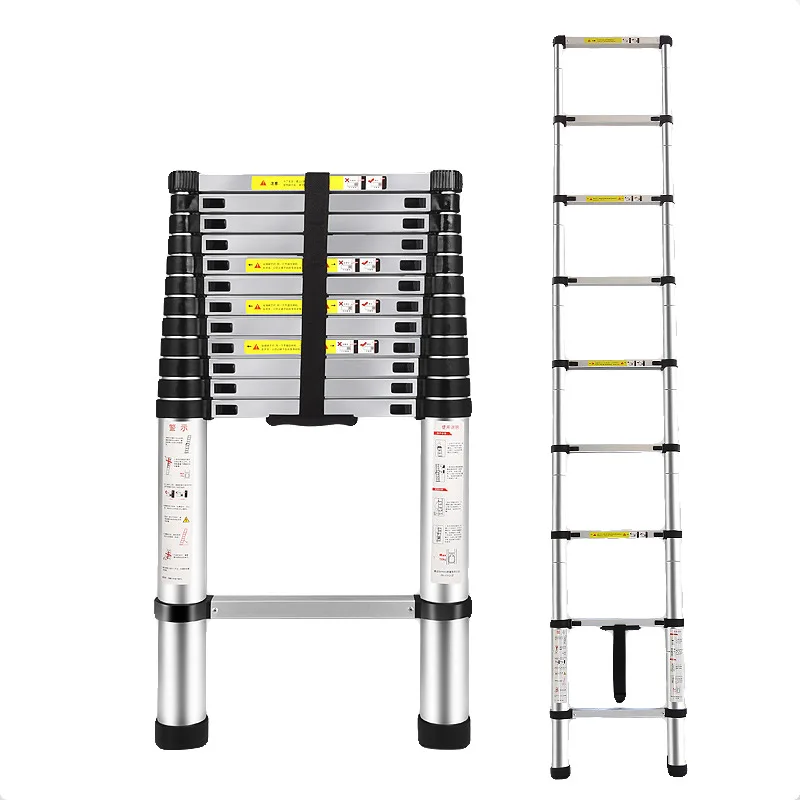 

Thickened Multifunctional Telescopic Ladder Portable Home Aluminum Alloy Engineering Ladder Outdoor Lifting Stainless Ladder