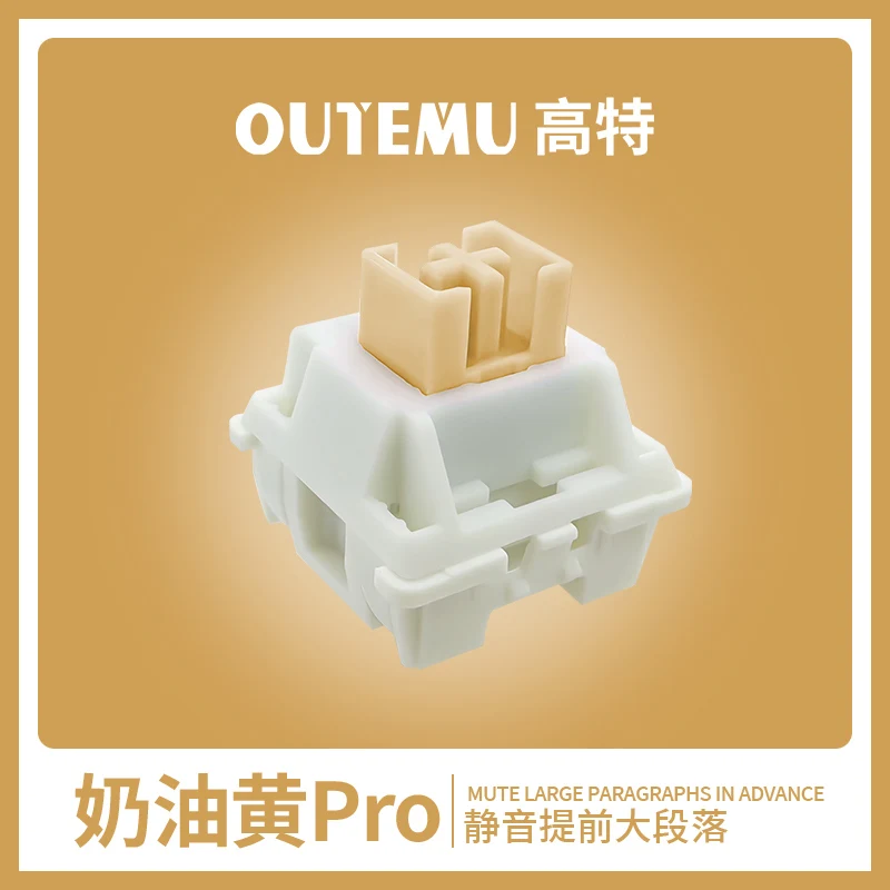 Outemu Switches Lubed Mechanical Keyboard Switch 5Pin Silent Tactile Linear Cream Blue Pink Yellow Custom Gaming RGB MX Switches