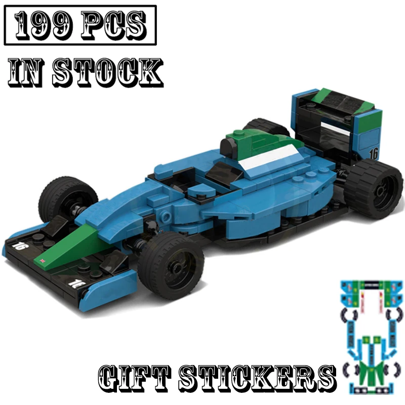 

New Technical MOC-121033 Super CG901 Team Stake SuperRace Car Model Buiding Kit Creators Block Bricks Kid Toys Birthday Gifts