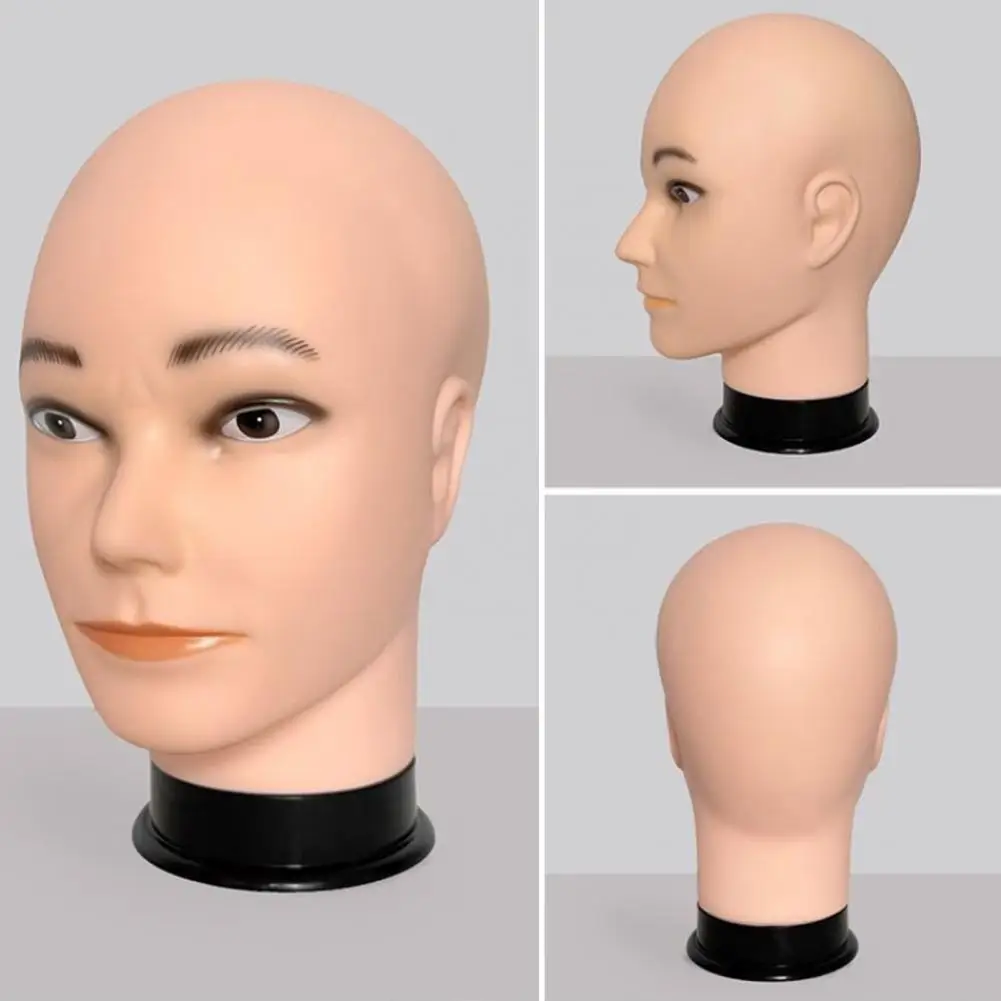 Mannequin Head, Male/Female Hair Model, Professional Cosmetology Head Silicone Training Head Hairdressing School Supplies