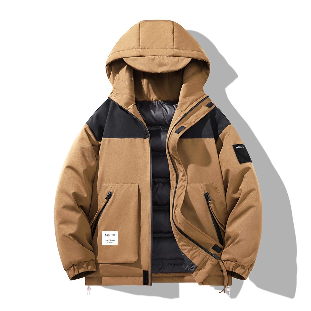 

Зимние куртки мужские пальто ветрозащитная ветровка плюс размер M-8XL оверсайз хлопок черный толстый теплый осенний непромокаемый свободный