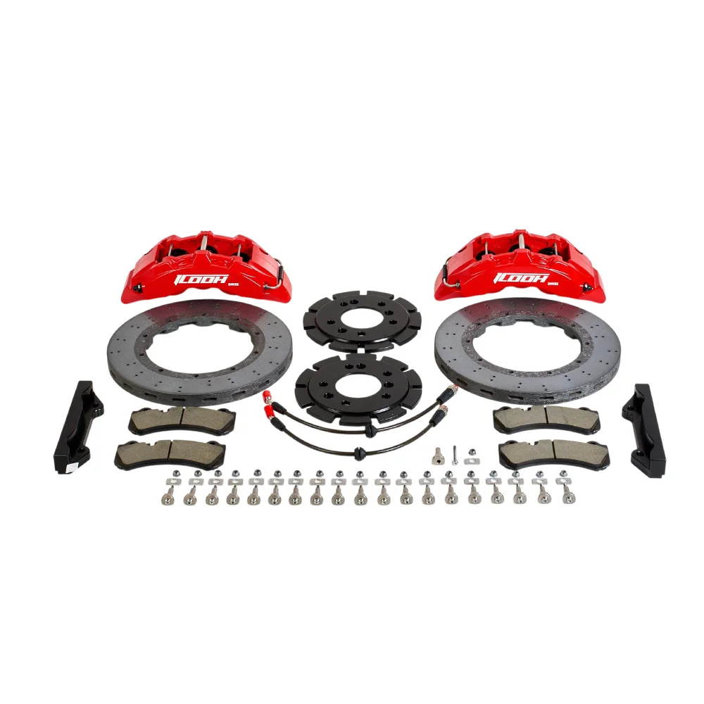 High Quality Carbon Ceramic CCB Front 10pot Rear 4pot 440mm 410mm Brake Rotors Upgrade Brake System Carbon Disc