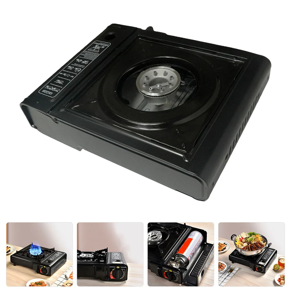 

1pc Portable Camping For Butane Gas Canisters Lightweight Compact Multi-Function Outdoor Wok Stove Adjustable Power Reusable Gas