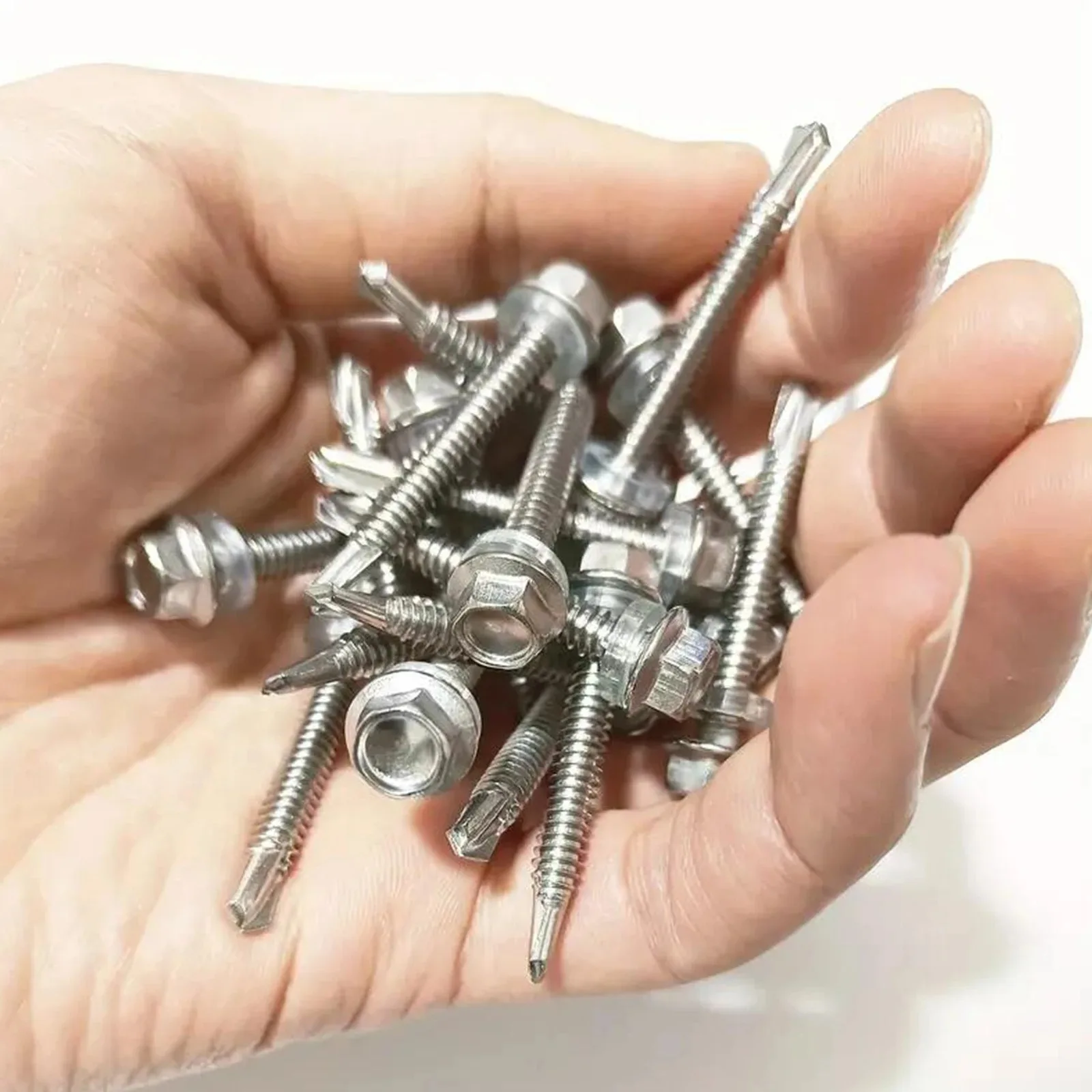 # 8 تعديل الجمالون رئيس الصفائح المعدنية مسامير مجموعة متنوعة 410 الفولاذ المقاوم للصدأ مسامير الحفر ذاتية التنصت للمعادن البلاستيك الخشب