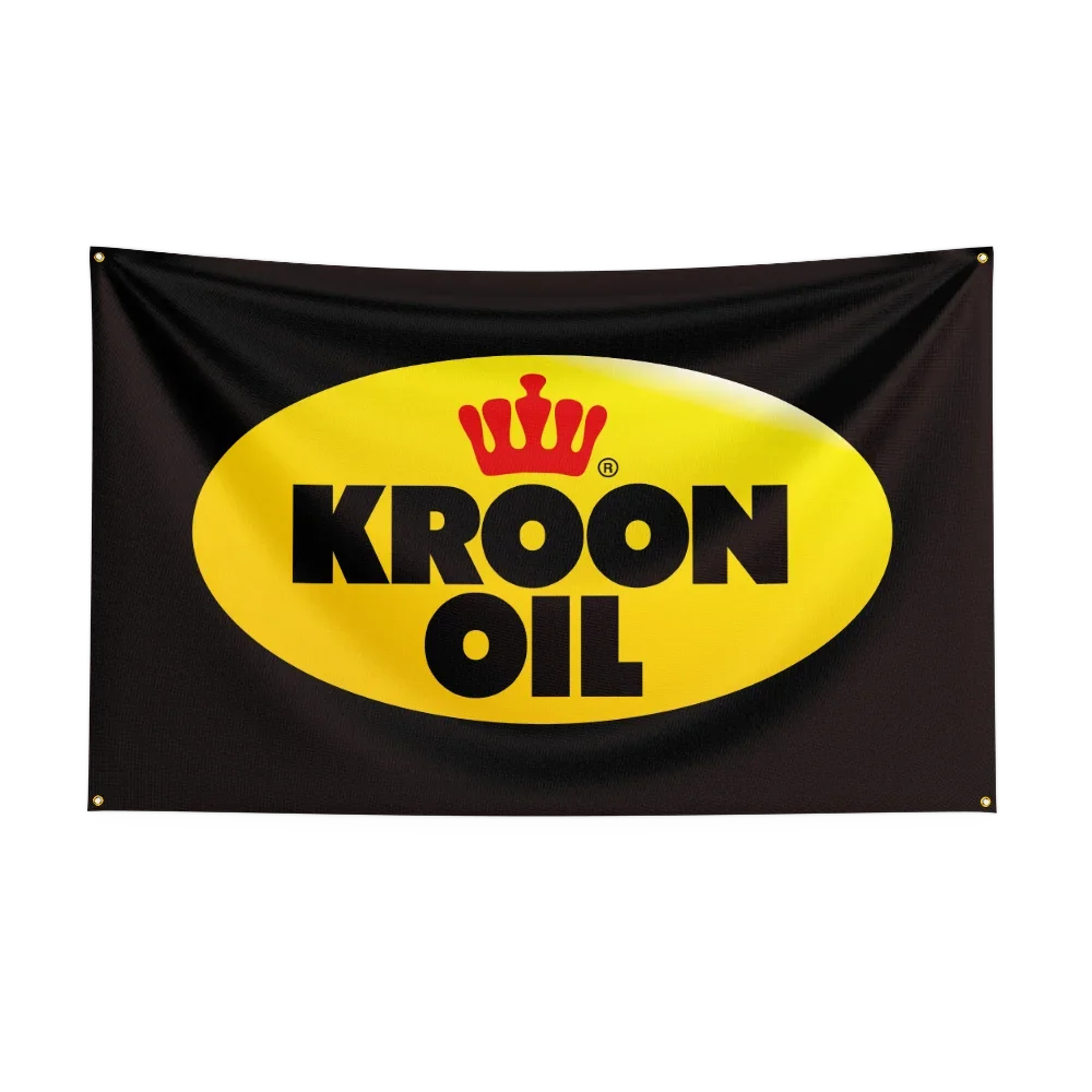 K-K-RO-ON-O-IL Fuel Flag For Oil Station Garage Tuning Workshop studio fan collection home ornament