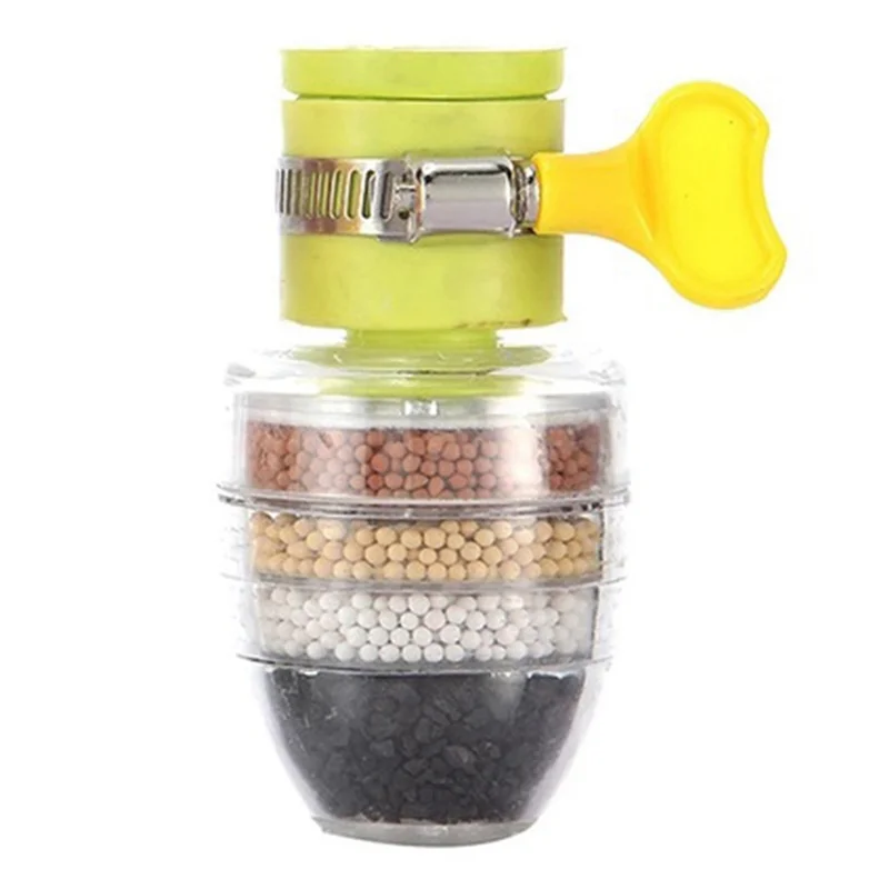 ABKR-6Pcs 홈 주방 연수기 불소 여과 카트리지 수도꼭지 정수기 수도꼭지 수돗물 정수기 필터