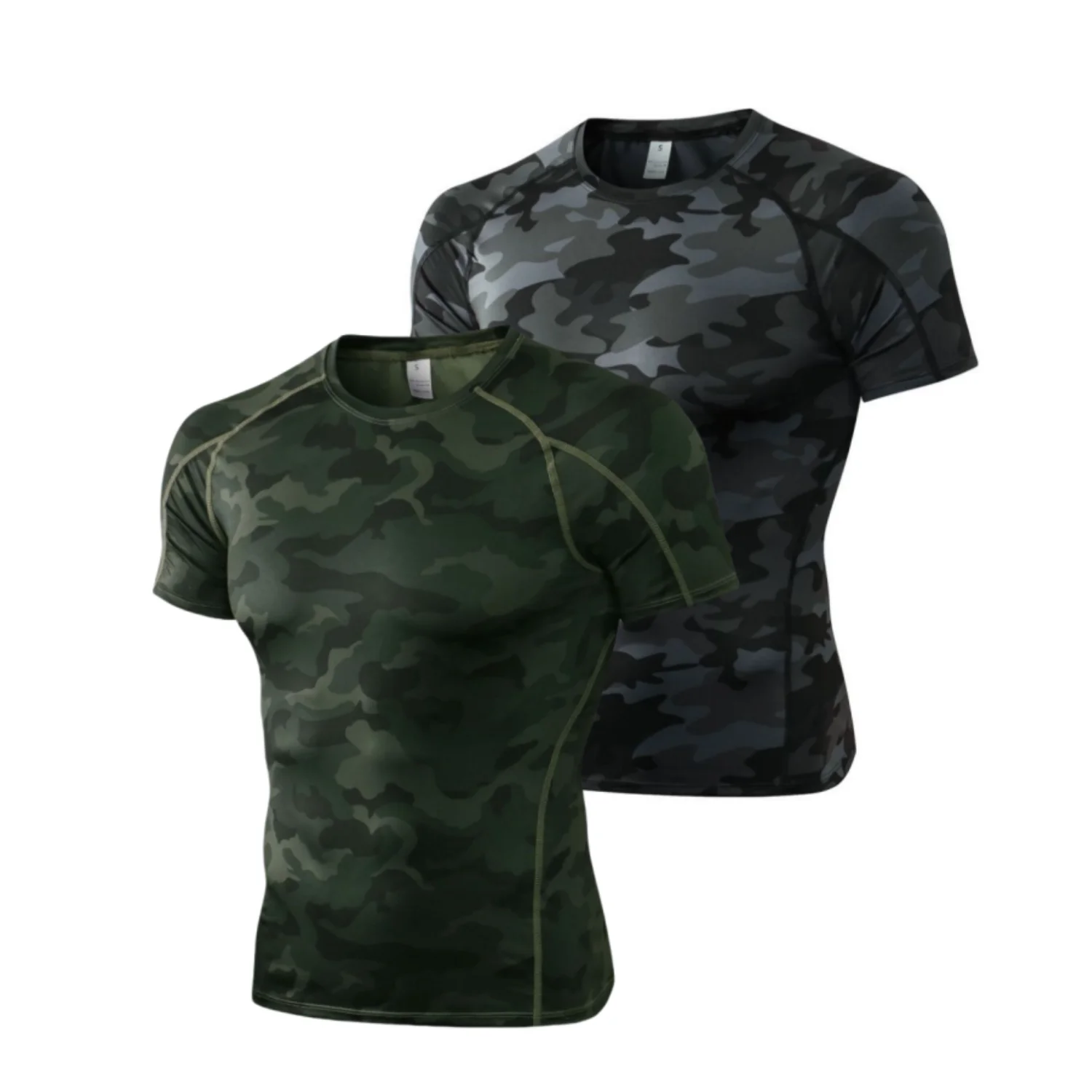 Compression Shirts Men Short Sleeve Quick Dry Sports Undershirt Gym Workout Base Layer T Shirt for Men Running Athletic Tights
