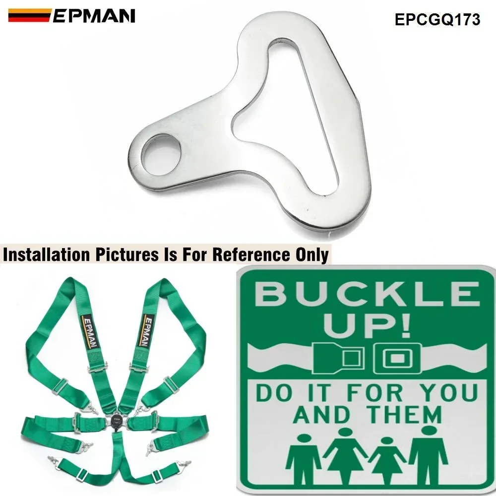 EPMAN Reach Seat Belt Mount  Hook End Bolt-in Bracket for 2