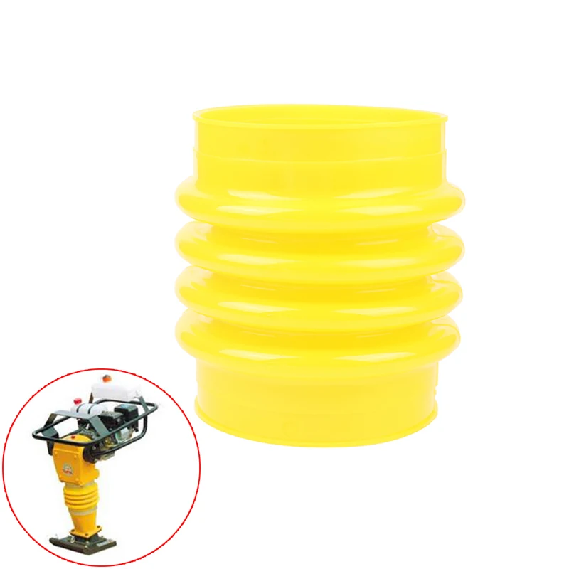 Fole Saltador de Poliuretano Amarelo Wacker Rammer Compactador Tamper Ferramentas Elétricas Acessórios Bota 22x18cm