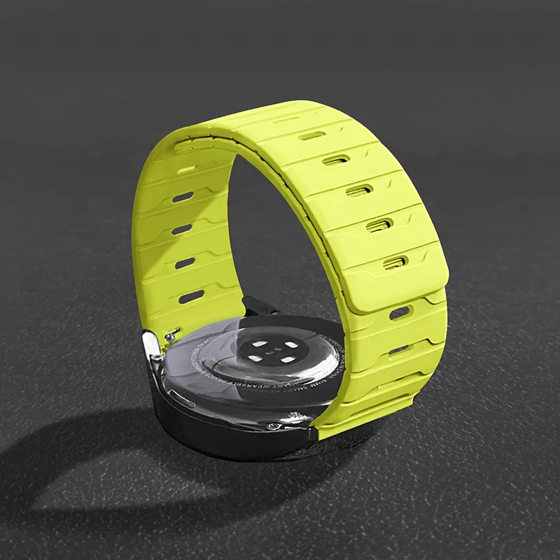 Silicone Magnetic Loop Strap For Samsung Galaxy Watch 7/6/5/4 Active 2 18mm 20mm 22mm Bracelet HUAWEI Watch GT 5 4 46mm2e 3 Band