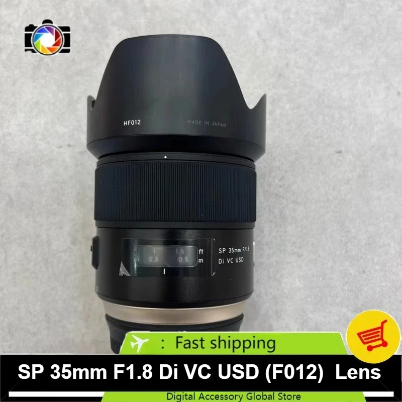

95% новый оригинальный объектив Tamron SP 35mm F1.8 Di VC USD (F012) для полнокадровых DSLR камер Nikon и Canon.