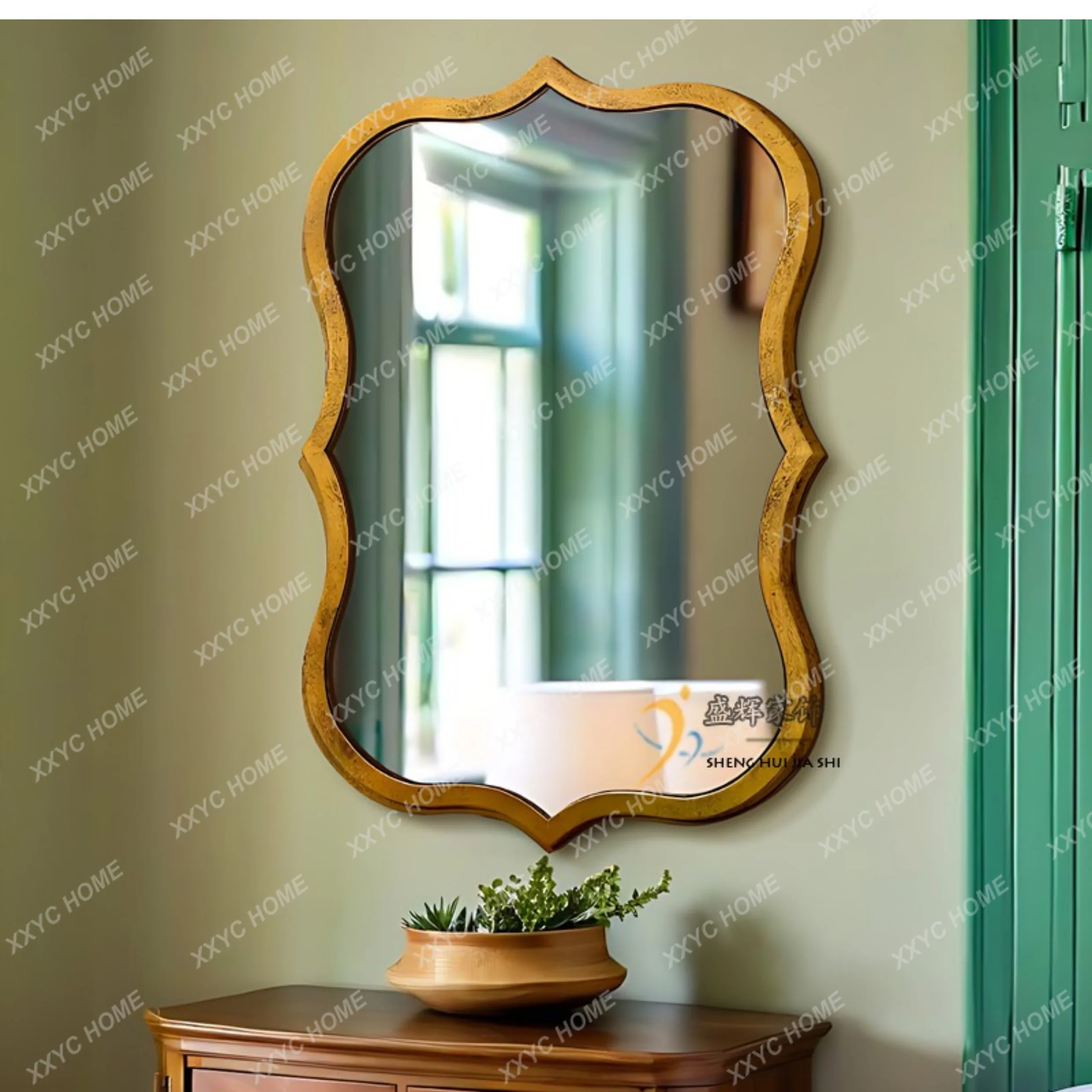 

Ретро-зеркало для ванной комнаты, настенное, для туалета