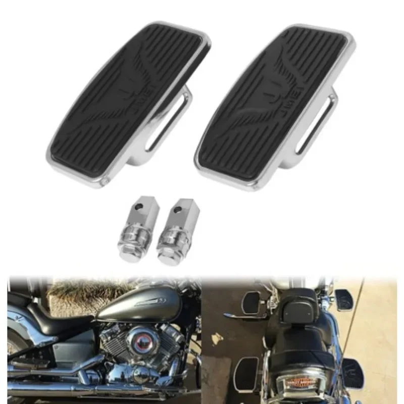 

For Motorcycle Front Rear Wide Foot Rider Driver Foot Rest Floorboards For Honda Shadow For Yamaha Dragstar For KAWASAKI Vulcan