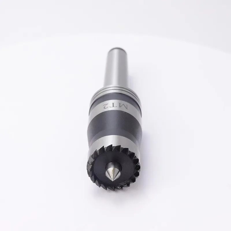 1PC MT2 Serrated Thimble Center Tip Retractable For Woodworking Lathe