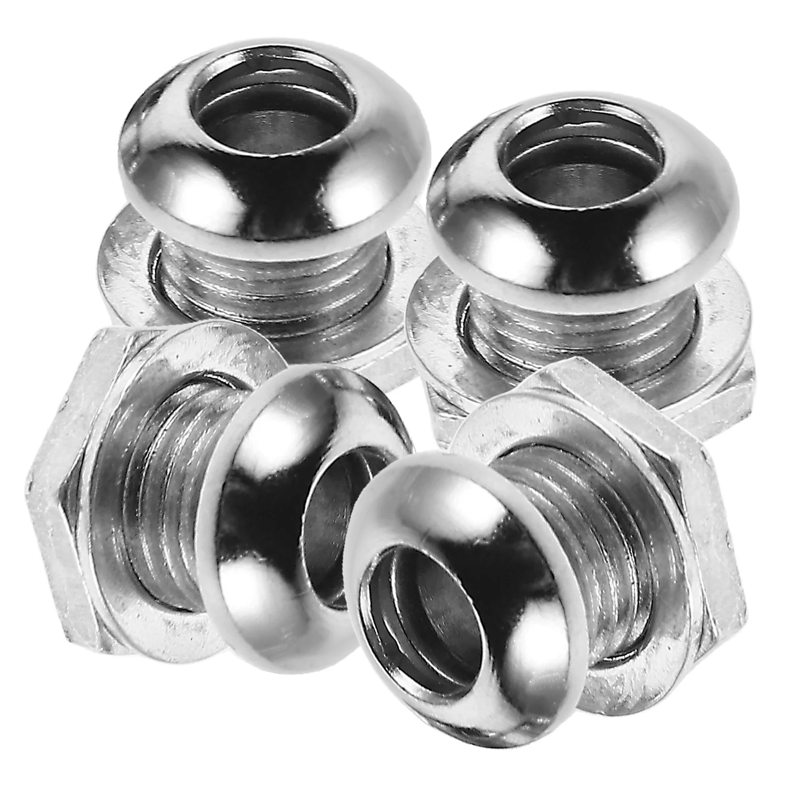 

4pcs Drum Ventilation Screws Air Hole Accessories Snare Drum Hardware Mounting Silver Durable Metal Enhanced Sound