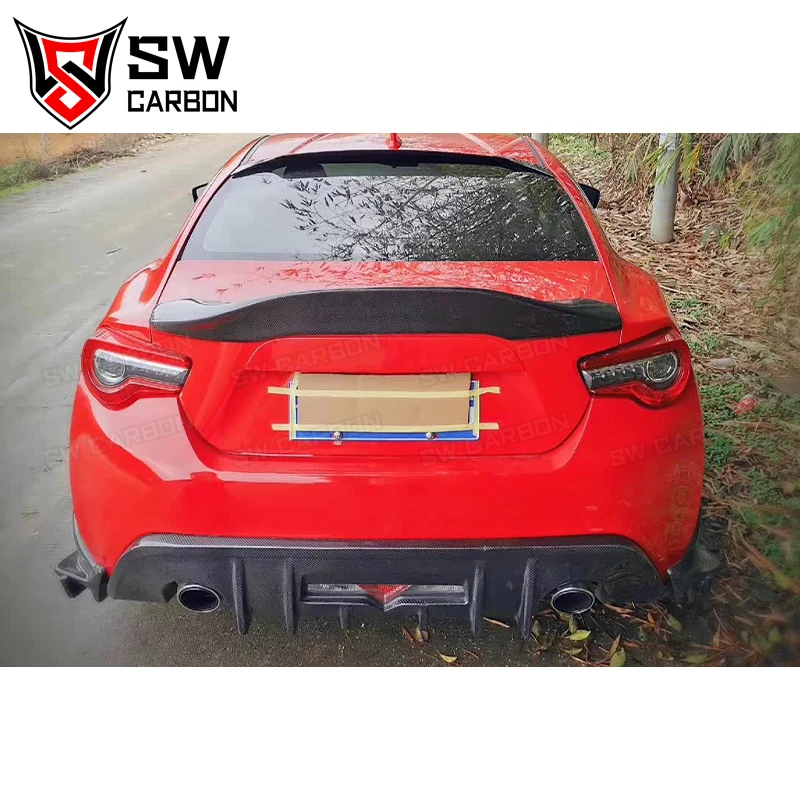 Carbon Fiber Rear Diffuser for Toyota GT86 ZN6 BRZ ZD6 Rear Bumper Lip Under Spoiler Splitter Body Kit 2012-2019