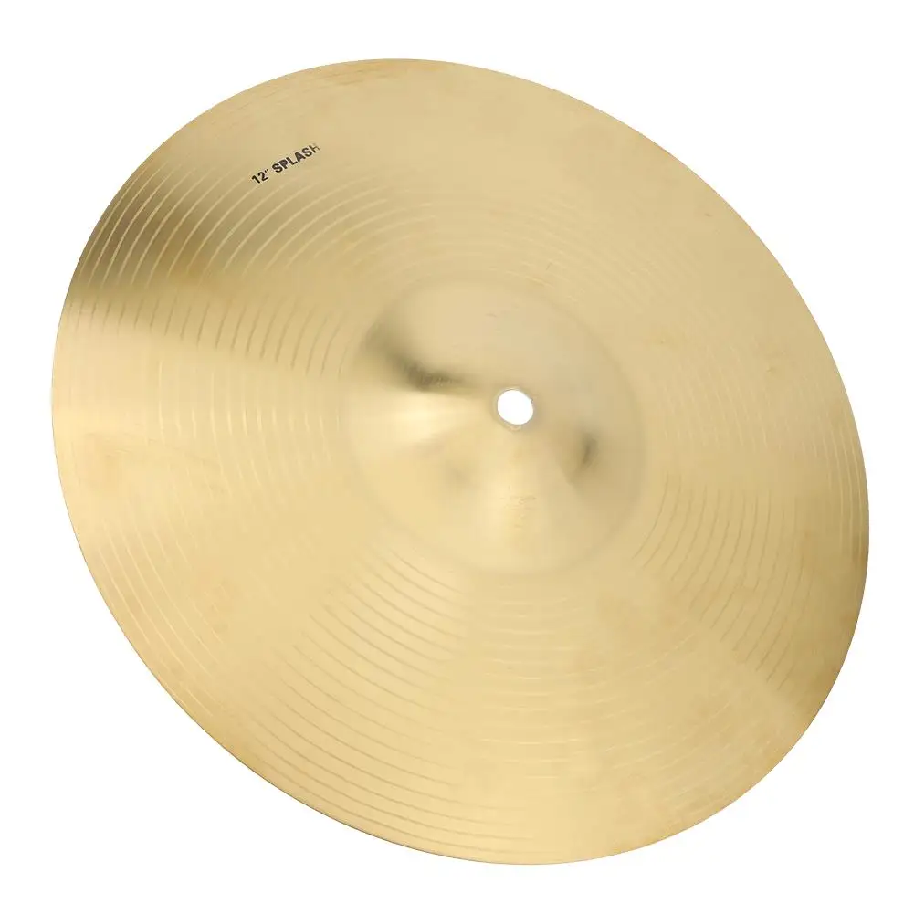 12-inch Durable Brass Cymbal for drum Set - High-Quality Musical Instrument Accessory