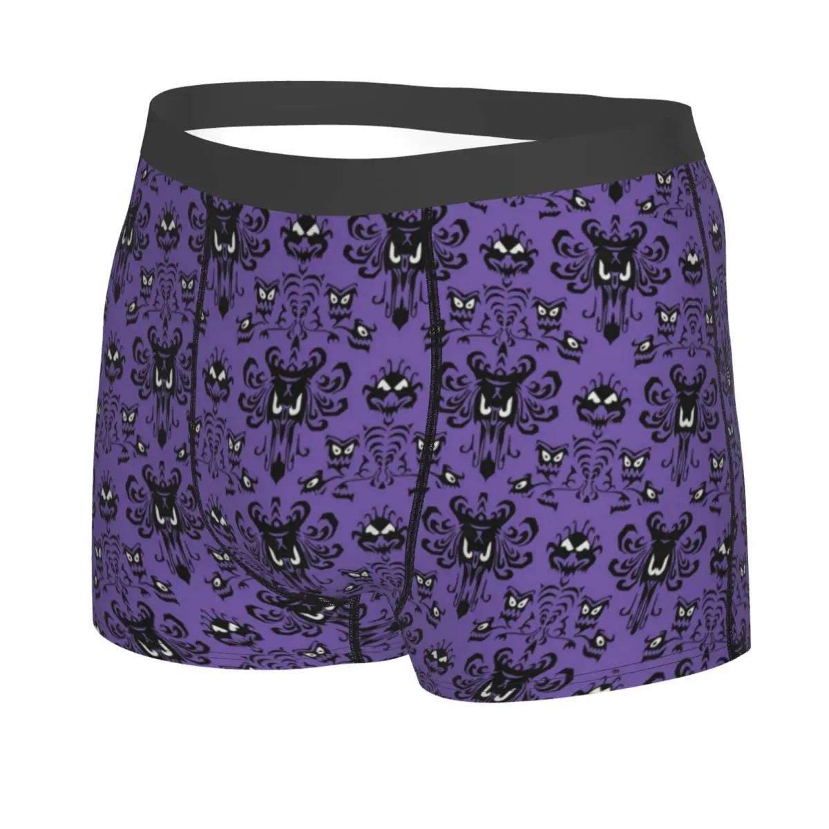 Male Funny Haunted Mansion Underwear Halloween Ghost Happy Haunts Boxer Briefs Soft Shorts Panties Underpants