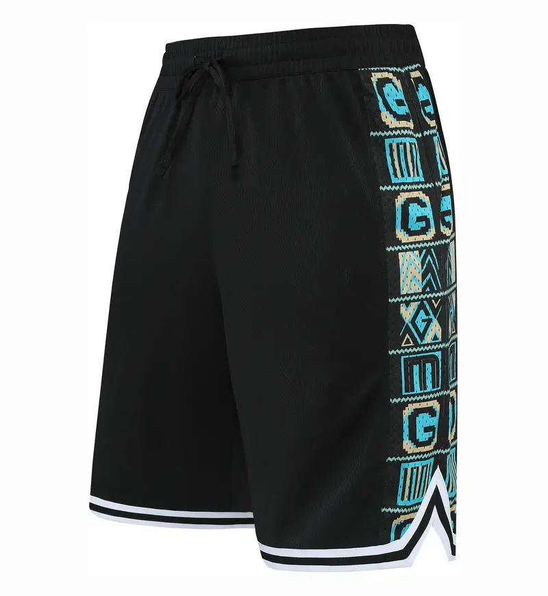 Short de basket-ball respirant à séchage rapide pour hommes, vêtements de sport de fitness, short d\'entraînement de gym, objectifs de course, été