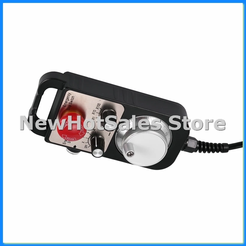 Universal Cnc 4 Mpg Pendant Hand Wheel 100 Pulse 5V & Emergency Stop Cnc Router Handwheel 4Axis Type-A55K