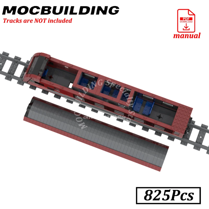 OBB Train Railjet Locomotive RJ Engine Bricks Railway Accessories Display Model MOC Building Blocks Toys Construction Gift