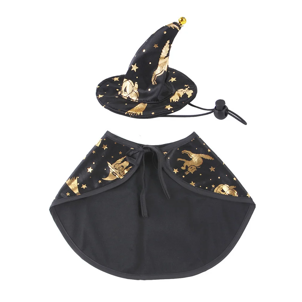 

Cloak Hat Set Costume Outfit Dog Halloween for Cat Small Kitten Cats Costumes