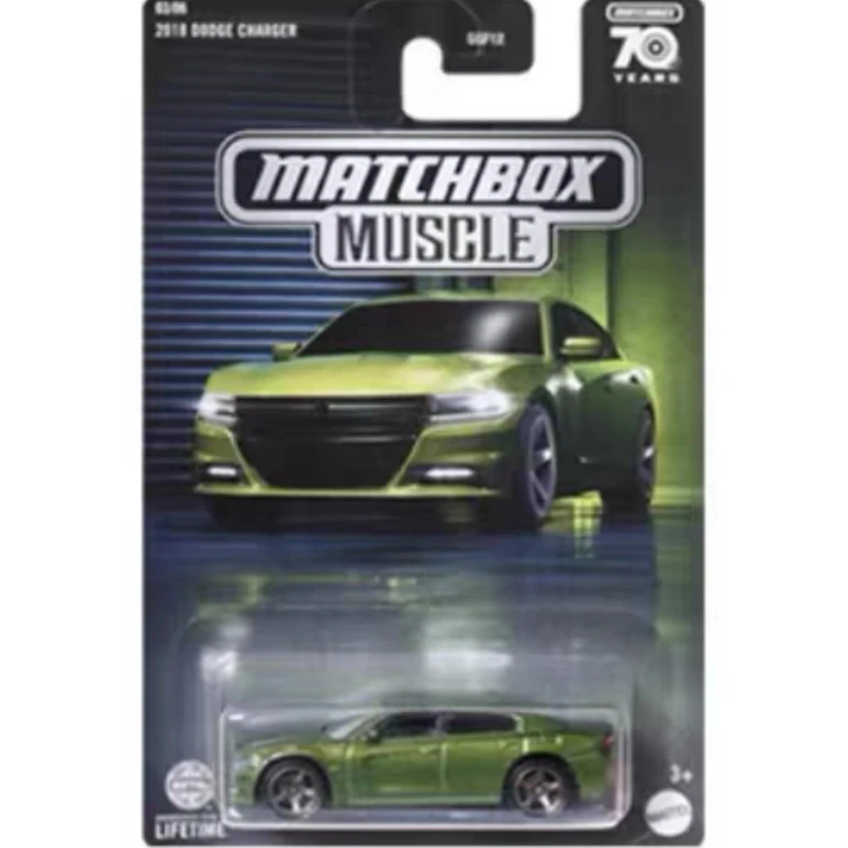 Matchbox GGF12 1:64 Muscle Car Ford Mustang Dodge Charger c8 Plymouth barracuda Collection diecast alloy car model display gift