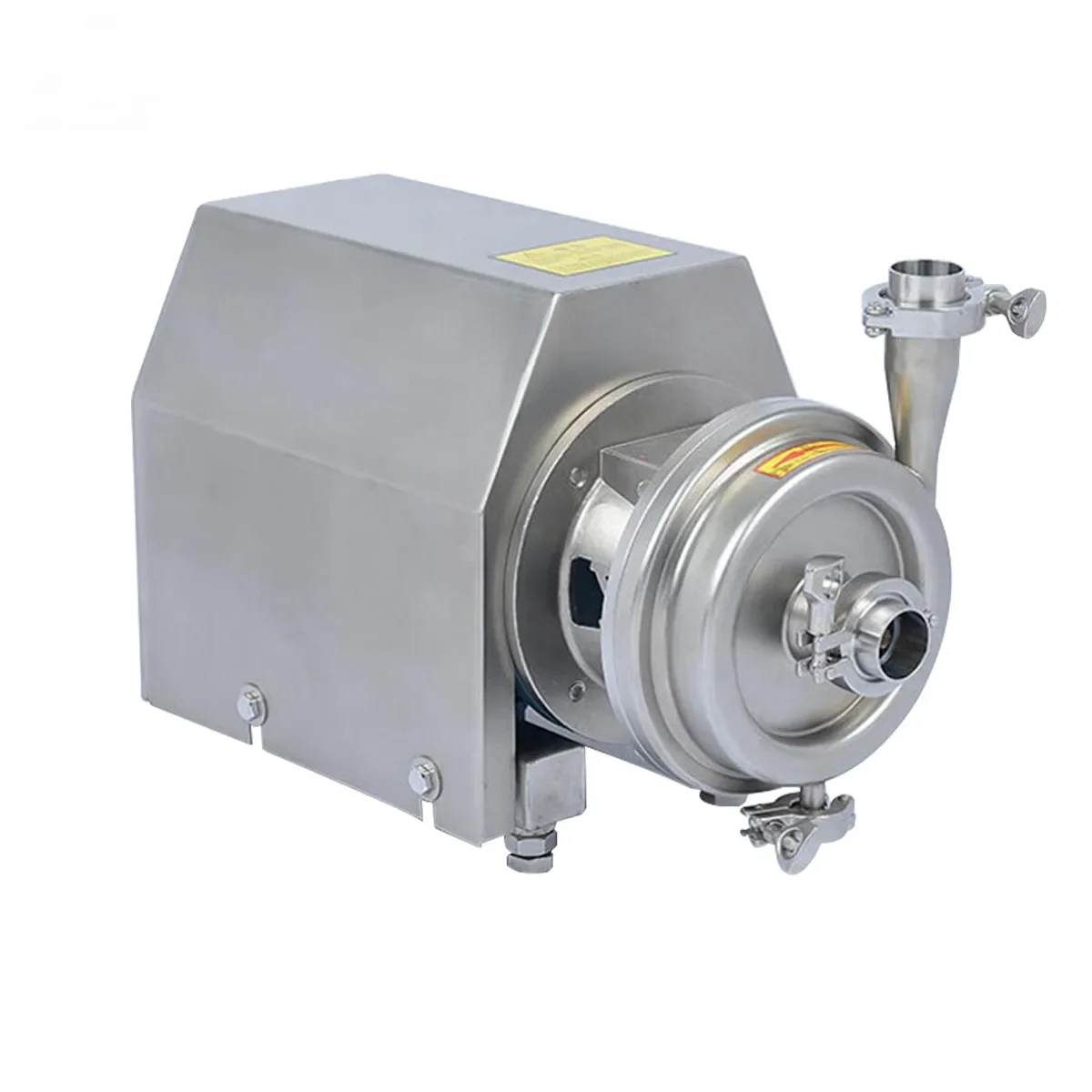 Food Grade High Pressure Stainless Steel SS304 Liquid Transfer 90 Degree Outlet Centrifugal Pump With Discharge Valve