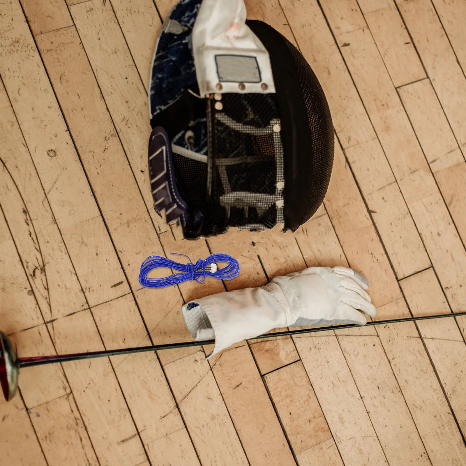 

Professional Fencing Epee Cable Heavy-Duty Stainless Steel Wire for Stable Conductivity Secure Connection Multi-Use Fencing