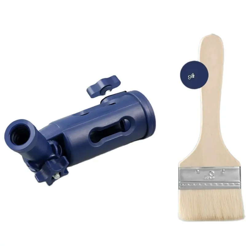 Multi-Angle Paint Brush Extender, Paint Edger Tool For High Ceiling Multi Position Paint Brush and Roller Extender With A Brush