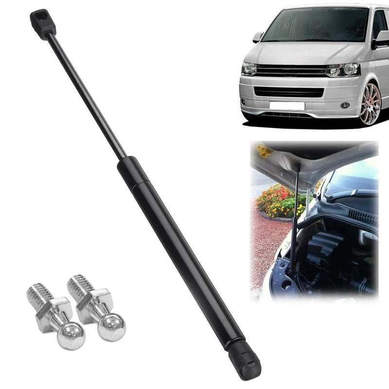 Car Hood Gas Spring Strut Shock Absorber 410mm Fit VW T5 Transporter Caravelle 2003‑2015 With Screws