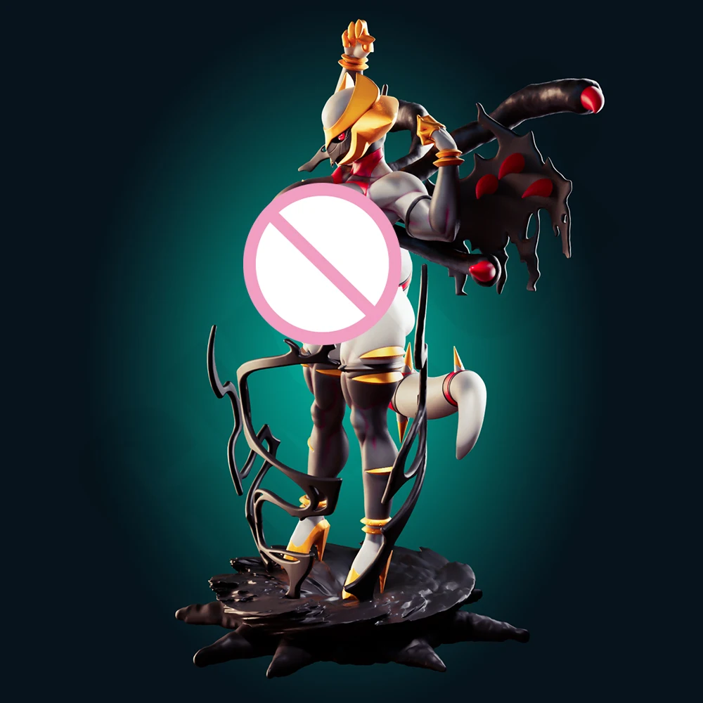 1:24 FUTA Offizier Rhu Ghost Dragon NSFW 3D-Druck Harz Spielzeug Kit Gk Unbemalte Figur Diy Unmontierte Statue Figuren Modell Spielzeug