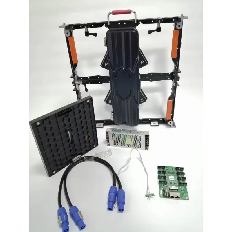 Die Cast Aluminum LED Display Cabinet Outdoor Rainproof Rental Module Wholesale Empty Module Cabinet Display 500x500mm