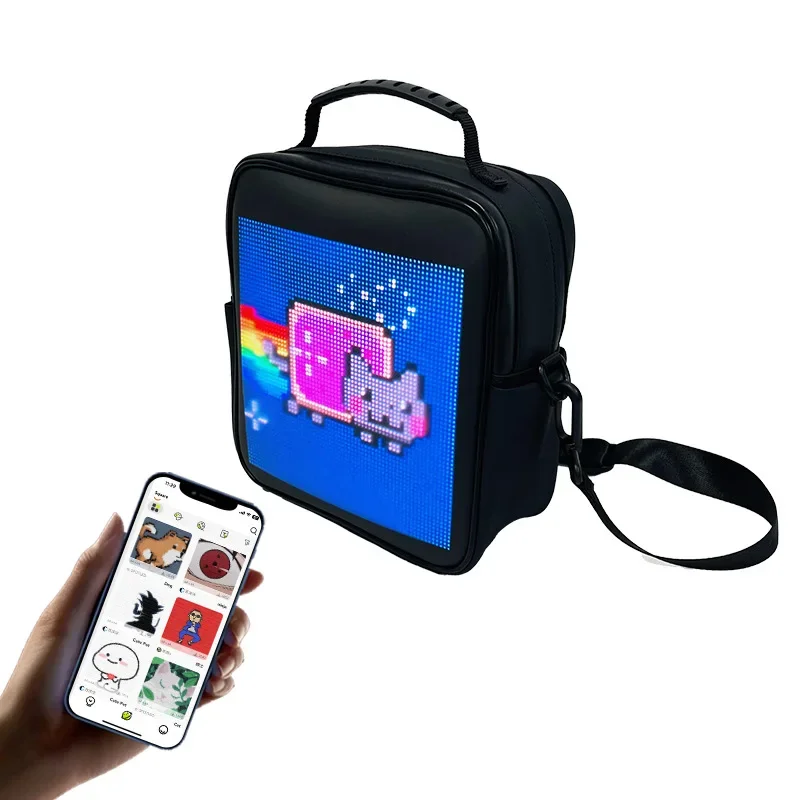 Playable ads with their own display, outdoor backpack suitable for travel