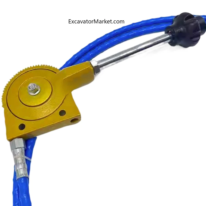 Excavator Accessories Complete Conversion Manual Pull Cord cat Hitachi Daewoo Hyundai Kobelco Universal Hand Pull Accelerat