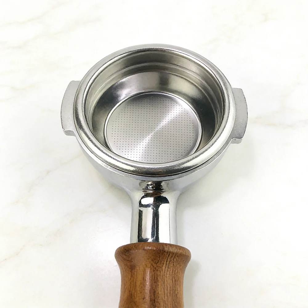 One Stop Service 51/54mm Polished Stainless Steel Handheld Coffee Portafilter Luxury Reusable Eco Friendly