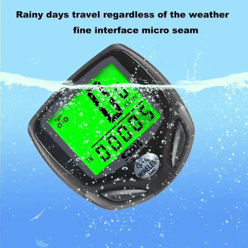 STLF إضاءة مقاومة للماء Sunding 546C السلكية دراجة دراجة الكمبيوتر دورة عداد المسافات بالجملة السيارات الاستيقاظ دراجة لاسلكية الكمبيوتر #5