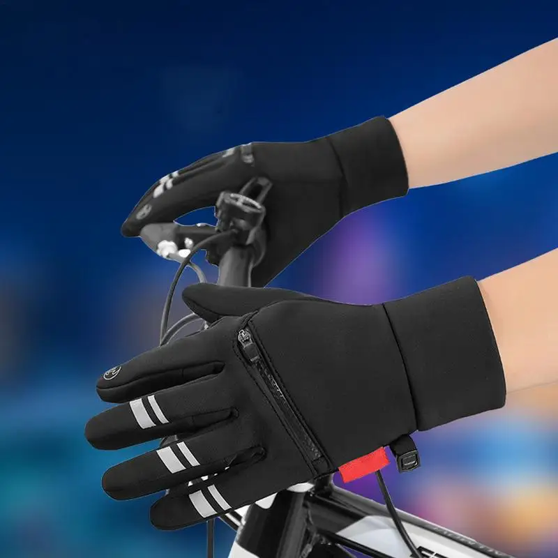 

Heated Winter Gloves USB Heating Gloves For Cycling Cold Weather Touchscreen Gloves Waterproof Heated Snowboard Gloves For