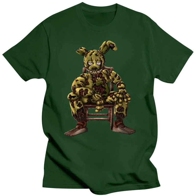 FNAF Man TShirt Springtrap Sat In Chair Distinctive T Shirt Original Sweatshirts New Trend