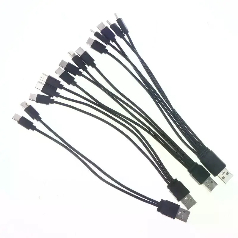 1/2Pcs 20cm USB To Type-c Splitter Adapter Cable 2/3/4/5 Port USB C Splitter Cable USB To Type C Multiple Charging Cable