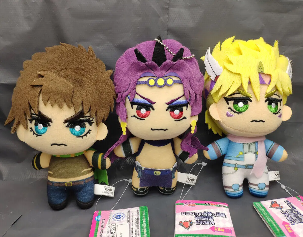 6 Jojos Bizarre Adventure Battle Tendency Plush Tomonui Joseph Caesar Kars plush toy dolls