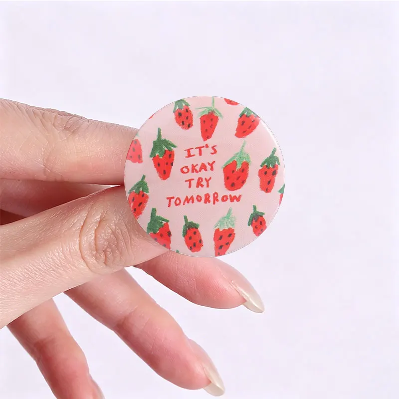 Inspirational Self Care Quote Tinplate Soft Button Pins Born Under Lucky Star It’s Okay Try Tomorrow Badge Jewelry Gifts 6